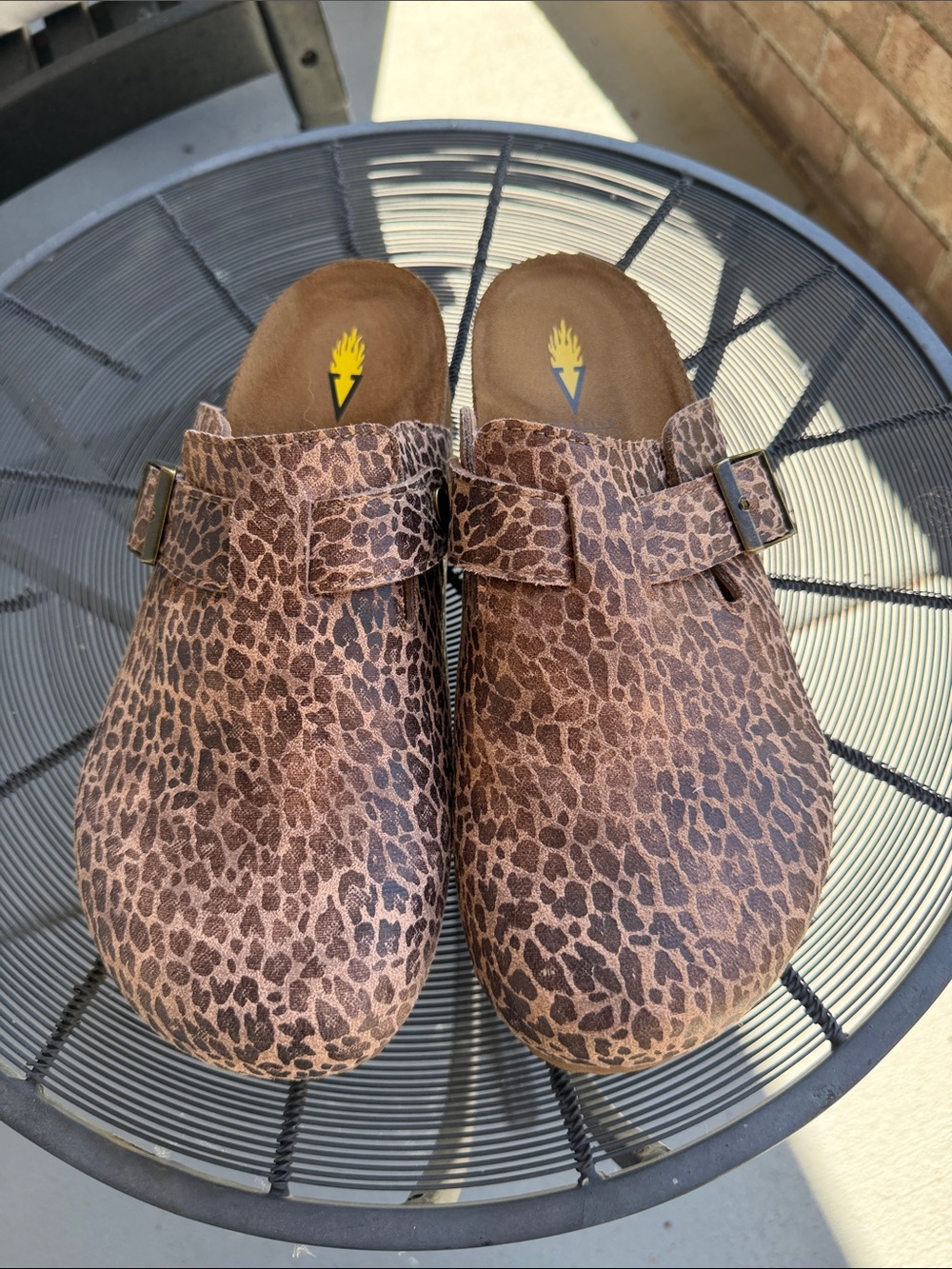 Volatile Women’s Leopard Print Slip-On Clog - Brown